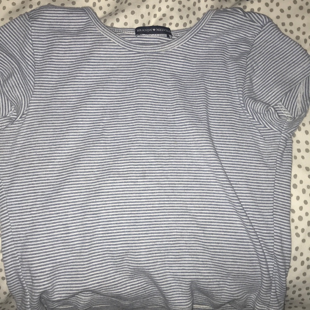 Brandy Melville Stripped Crop Top